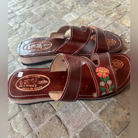 Leather sandals / made in Mexico / huaraches - Picture 4 of 4